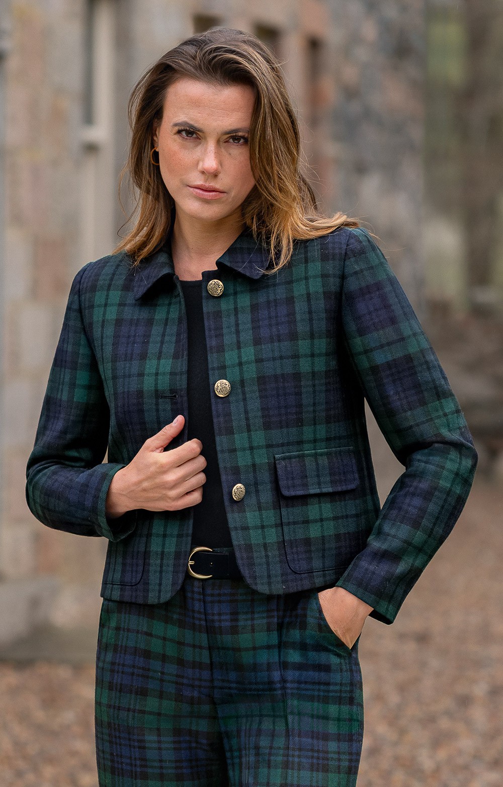 TR31210BLACKWATCH jacket