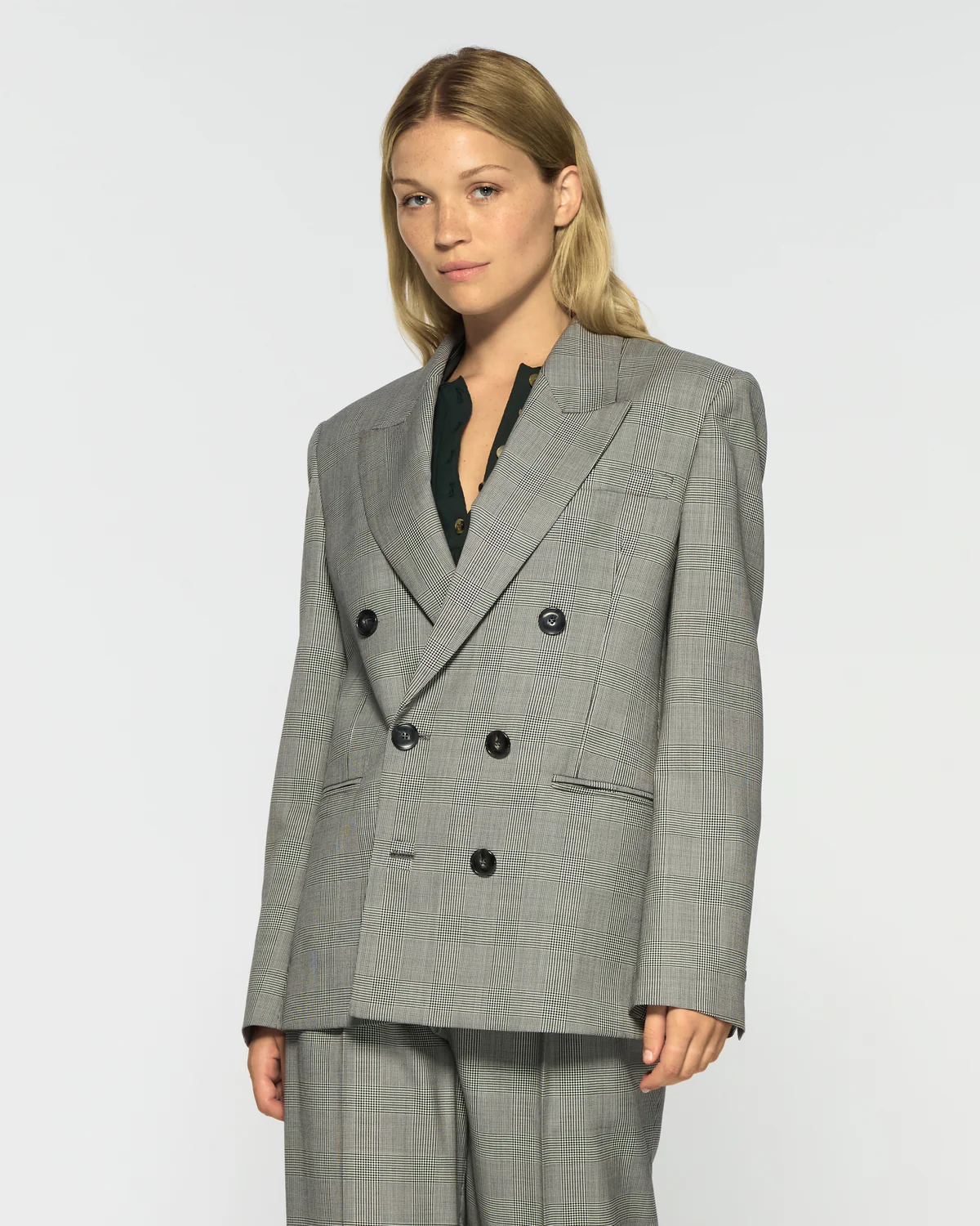 AW25 DOUBLEBREASTED BLAZER POW CHECK CROP 03