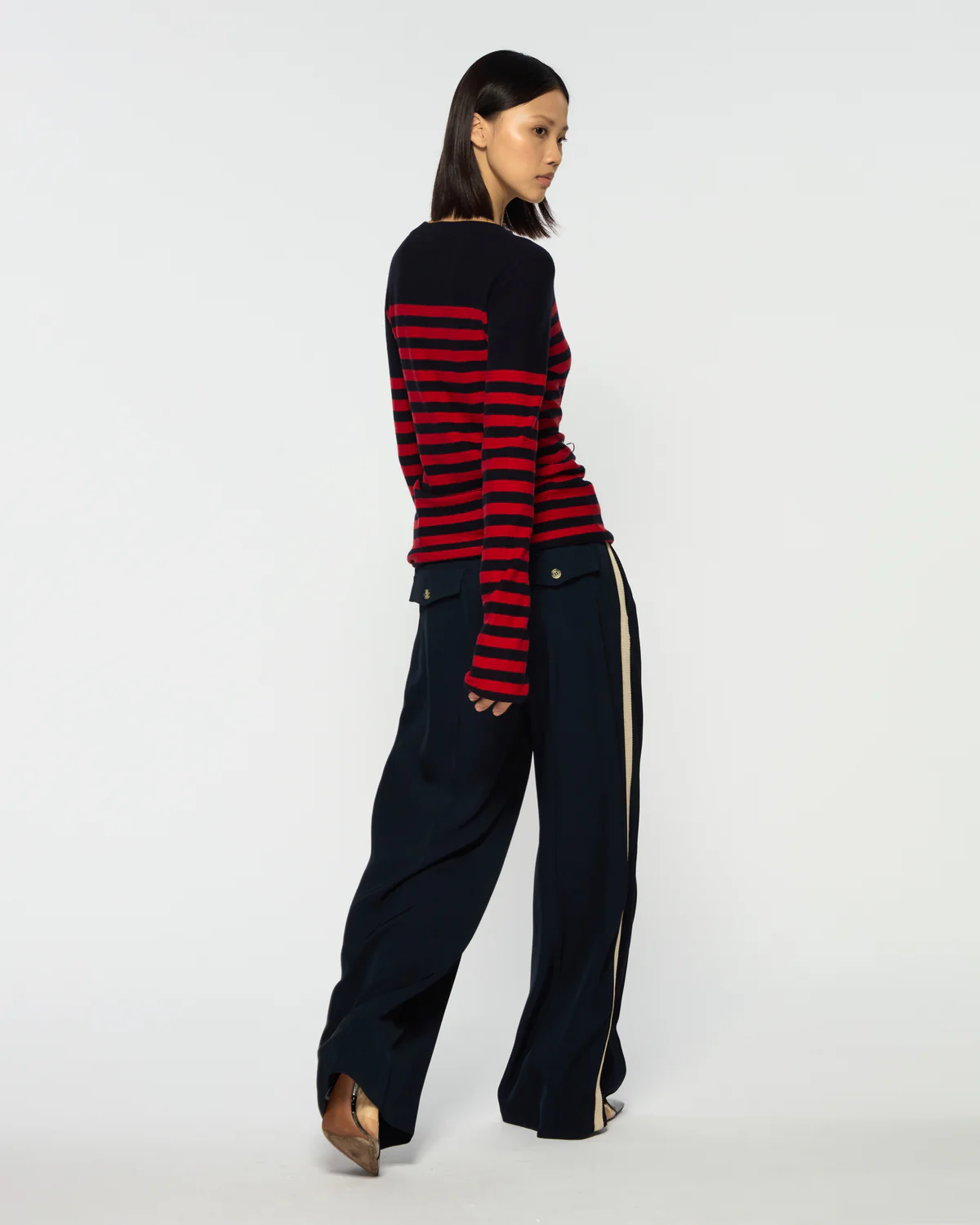 AW25 Serena Twill Trouser NavyBlue 04