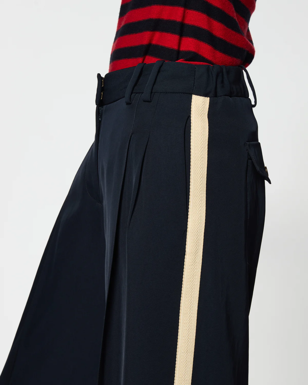 AW25 Serena Twill Trouser NavyBlue crop1