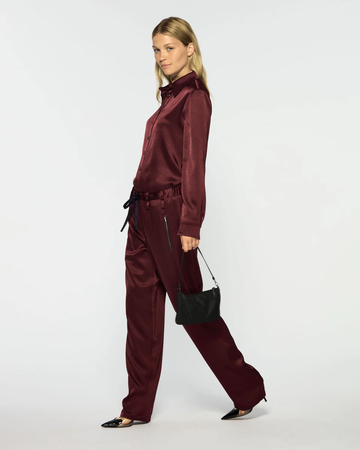 AW25 UTILITY TROUSER BURGUNDY 1
