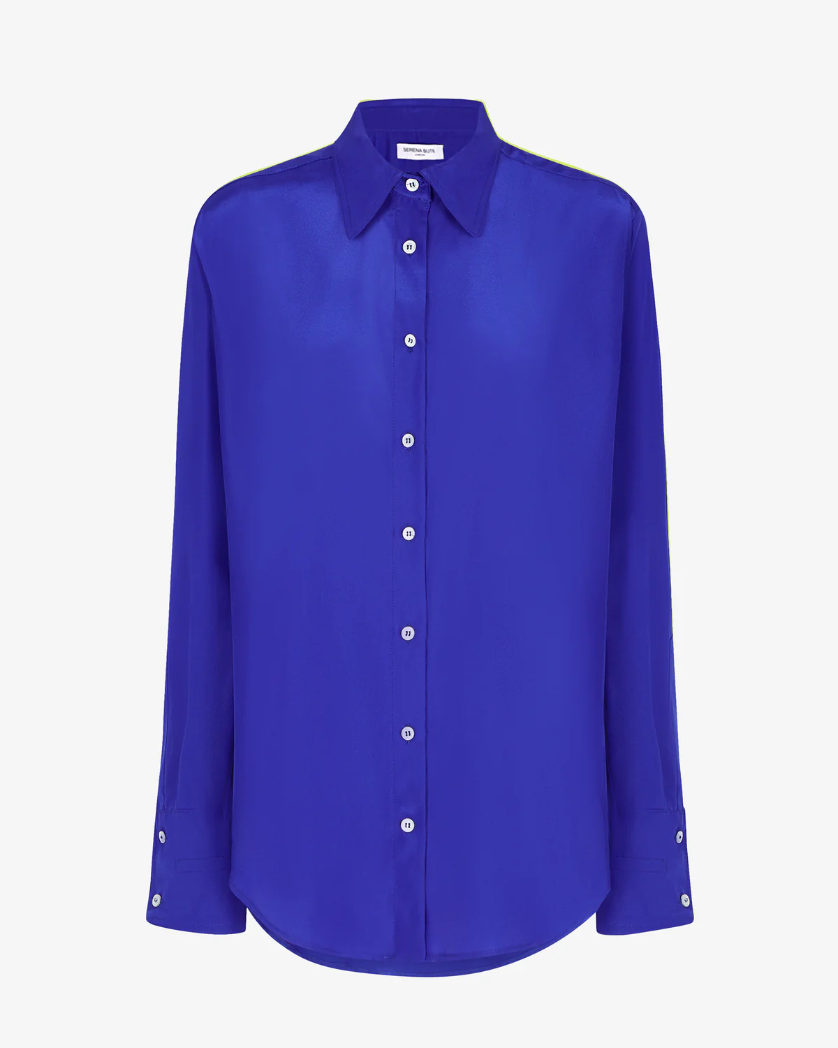 Oversized Shirt Neon Sapphire Front
